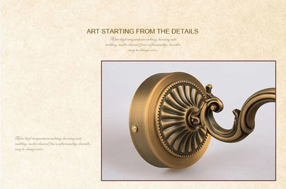Vintage Copper LED Wall Light