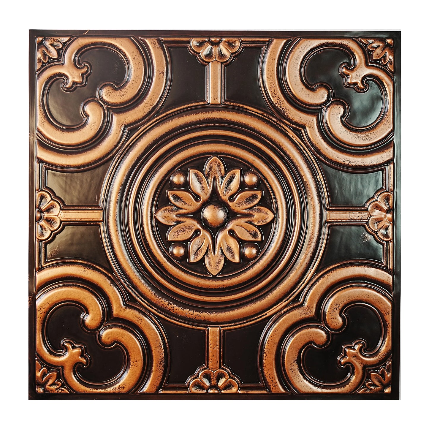 Distressed Tin Ceiling Tiles 24x24 PVC Panel